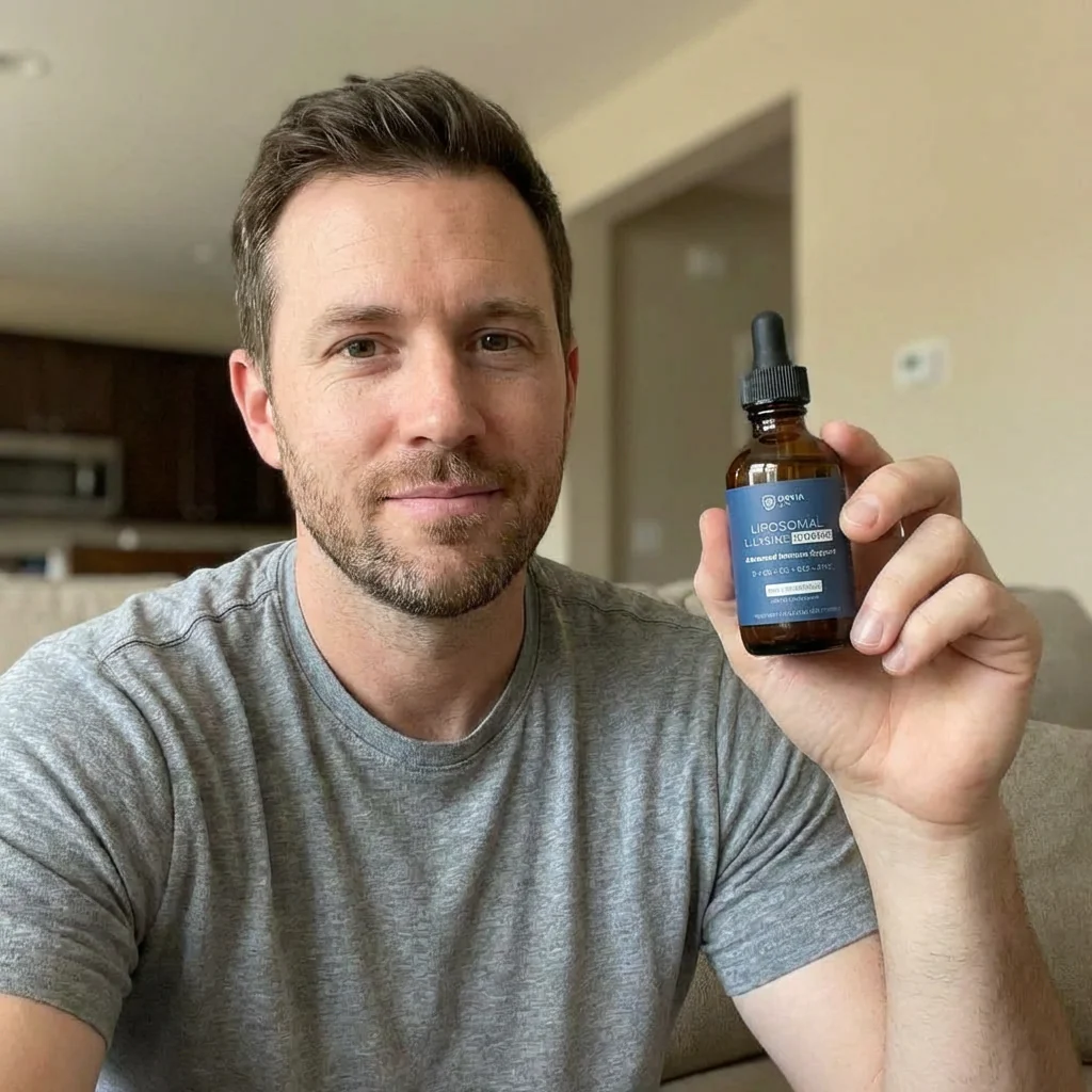 Marcus T. holding Orvia Labs bottle