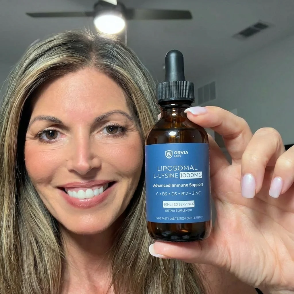 Sarah K. holding Orvia Labs bottle